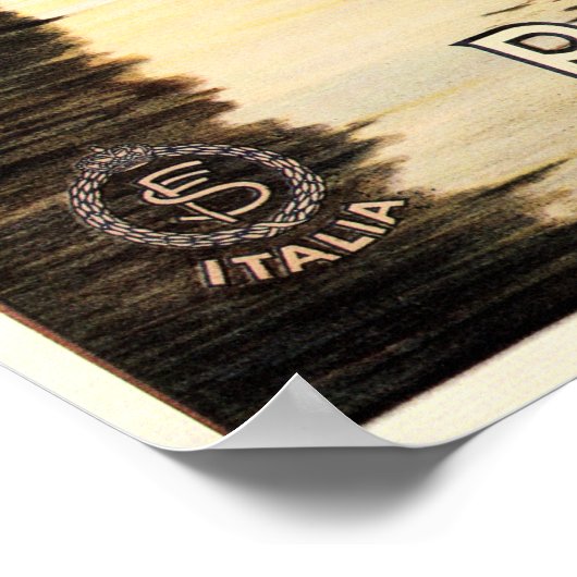 PUNTA DI BALBIANELLO ITALIË -  Italiaans reizen Poster (Hoek)