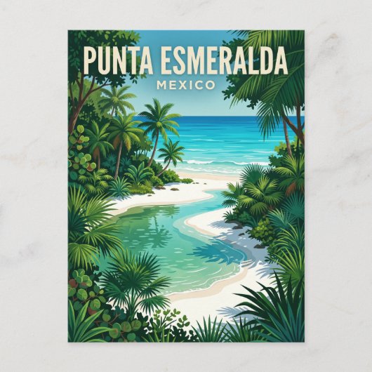 Punta Esmeralda Mexico Briefkaart (Voorkant)