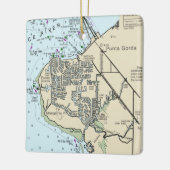 Punta Gorda FL Chart Keramisch Ornament (Links)
