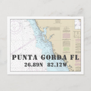 Punta Gorda FL Nautische kaart Lengtegraad