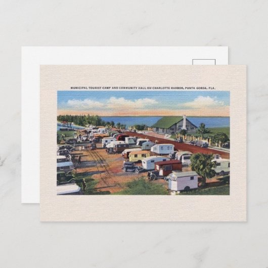  Punta Gorda Florida Briefkaart (Voorkant / Achterkant)