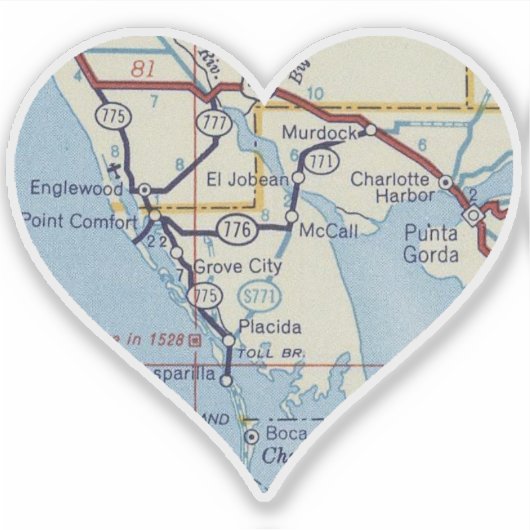 Punta Gorda Florida Sticker (Voorkant)