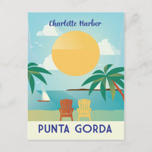 Punta Gorda, Florida,  stijl Briefkaart