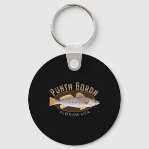 Punta Gorda Florida Vis Souvenir Sleutelhanger
