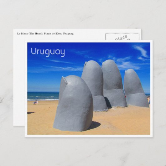 punta hand punta briefkaart (Voorkant / Achterkant)