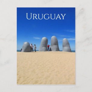 punta hand uruguay briefkaart