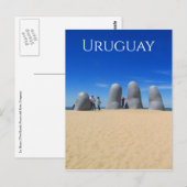 punta hand uruguay briefkaart (Voorkant / Achterkant)