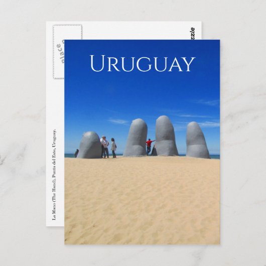 punta hand uruguay briefkaart (Voorkant / Achterkant)
