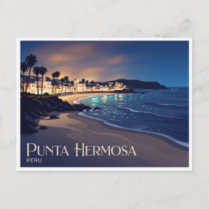 Punta Hermosa-strand Peru Briefkaart