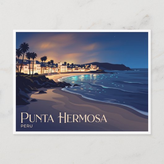 Punta Hermosa-strand Peru Briefkaart (Voorkant)