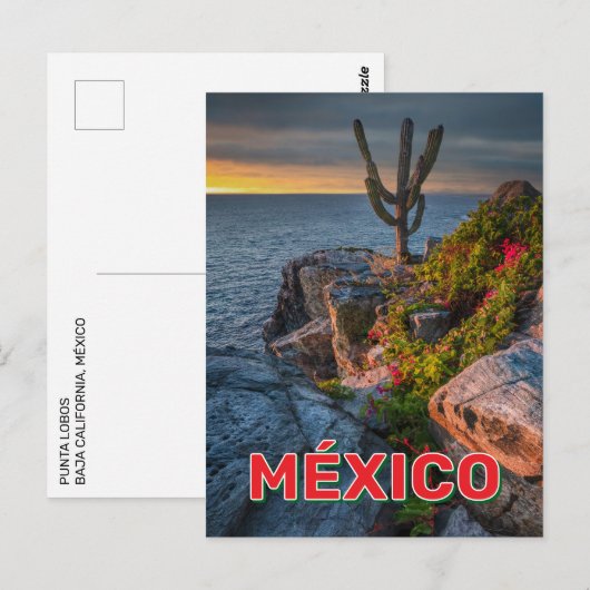 Punta Lobos, Baja California, Mexico Briefkaart (Voorkant / Achterkant)