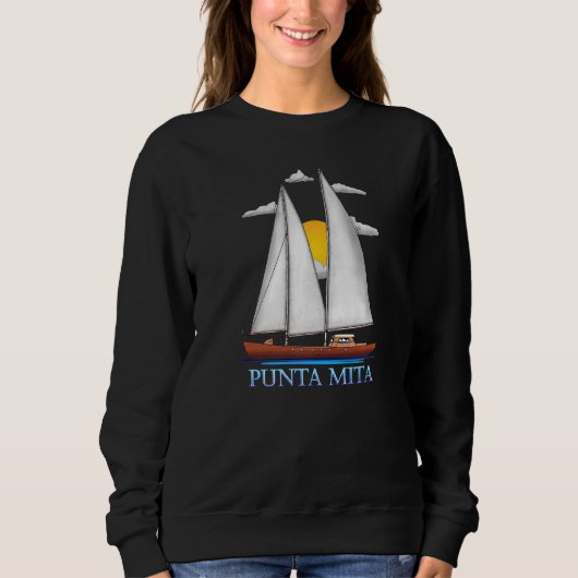 Punta Mita Kustal Nautical Sailing Sailor Trui (Voorkant)