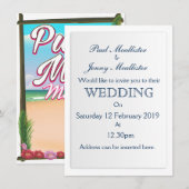 Punta Mita, Mexico Beach reisposter Kaart (Voorkant / Achterkant)