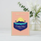 Punta Mita Mexico vakantie terracotta Briefkaart (Staand voorkant)