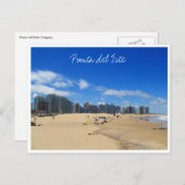 punta strand skyline briefkaart (Voorkant / Achterkant)