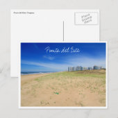 punta strand uitzicht briefkaart (Voorkant / Achterkant)