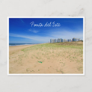 punta strand uitzicht briefkaart