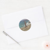 Punta Sur Sculpture, Mexico-Stickers Ronde Sticker (Envelop)