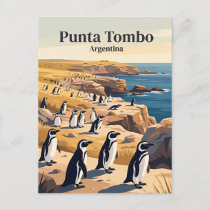 Punta Tombo Argentinië Briefkaart