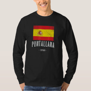 Puntallana Spanje ES Vlaggenstad - Bandera Ropa - T-shirt