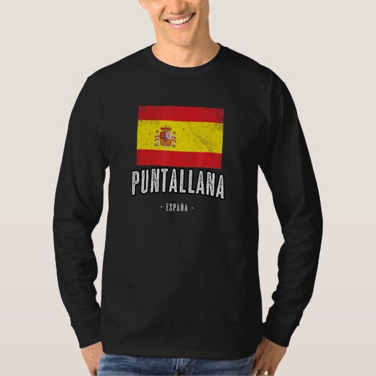 Puntallana Spanje ES Vlaggenstad - Bandera Ropa - T-shirt (Voorkant)