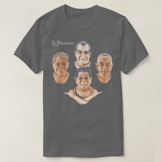 puntbreuk van de voormalige presidenten t-shirt (Design voorkant)