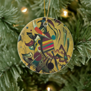 Punten door Wassily Kandinsky, Vintage Expressioni Keramisch Ornament