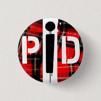 PUNTEN IN BUTTON MET DISTRESS PLAID
