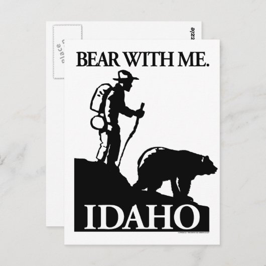 Punten North Studio 'Beer with Me' Idaho Briefkaart (Voorkant / Achterkant)