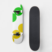 Punten regenboog skateboard (Voorkant)