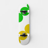 Punten regenboog skateboard (Voorkant)