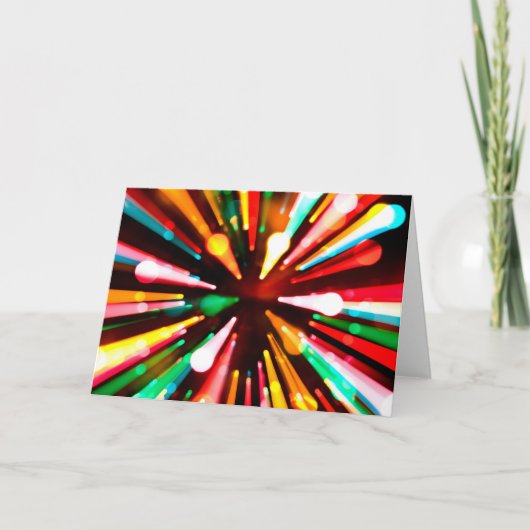 Punten van Lichten Feestdagen Kaart (Voorkant)