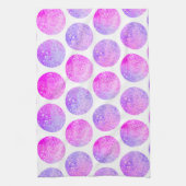 Punten van paarse glitter theedoek (Verticaal)