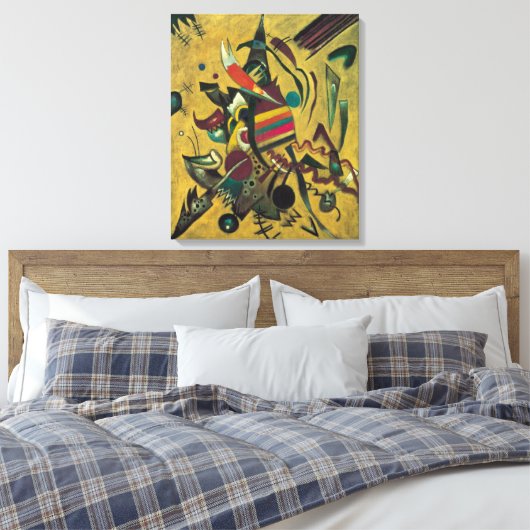 Punten van Wassily Kandinsky,  expressionisme Canvas Afdruk (Insitu (Slaapkamer))
