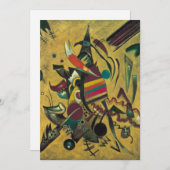 Punten van Wassily Kandinsky,  expressionisme Kaart (Voorkant / Achterkant)