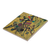 Punten van Wassily Kandinsky,  expressionisme Tegeltje (Zijkant)
