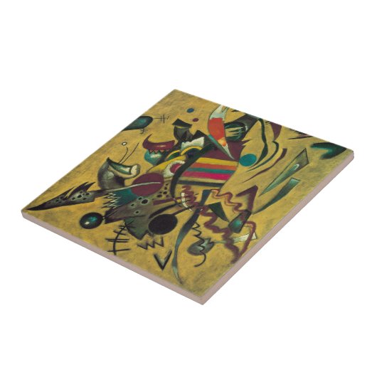Punten van Wassily Kandinsky,  expressionisme Tegeltje (Zijkant)