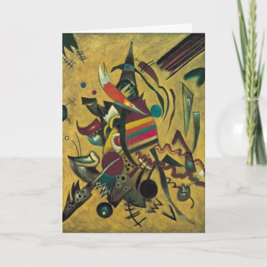 Punten van Wassily Kandinsky, Vintage Expressionis Kaart (Voorkant)