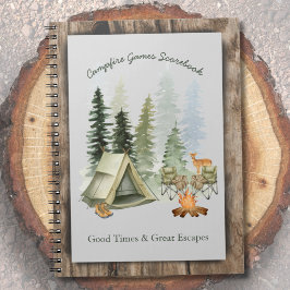 Puntenblad Leuke Familiegames Camping Vakantie Notitieboek