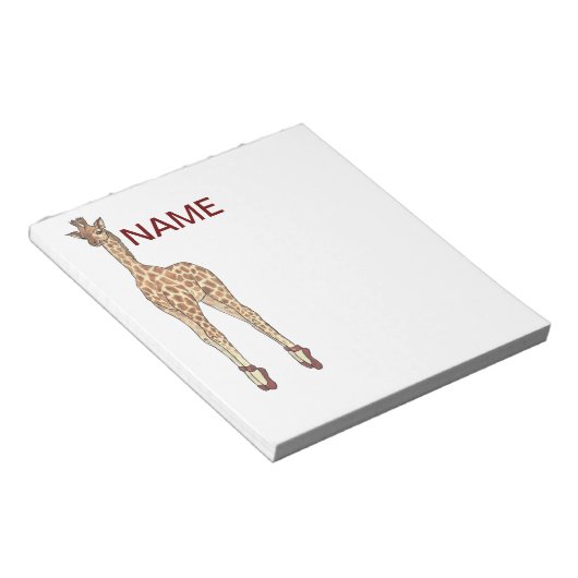 puntengiraffe notitieblok (Schuin)