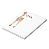 puntengiraffe notitieblok (Linkerzijde)