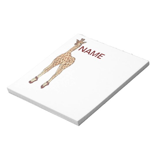 puntengiraffe notitieblok (Linkerzijde)