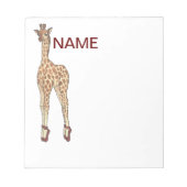 puntengiraffe notitieblok (Voorkant)