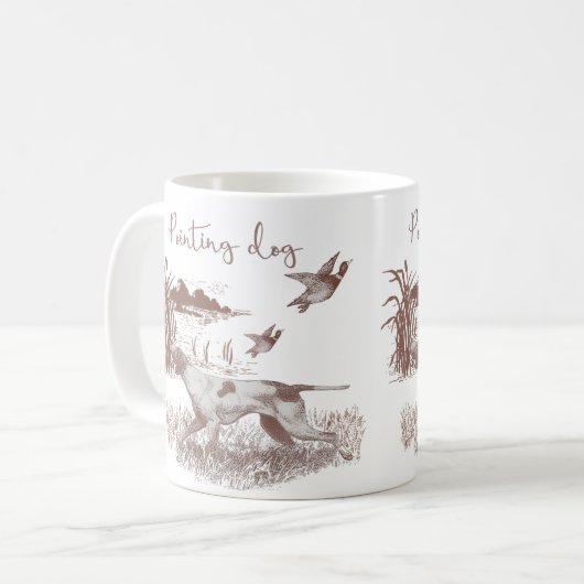 Punthond Koffiemok (Voorkant links)