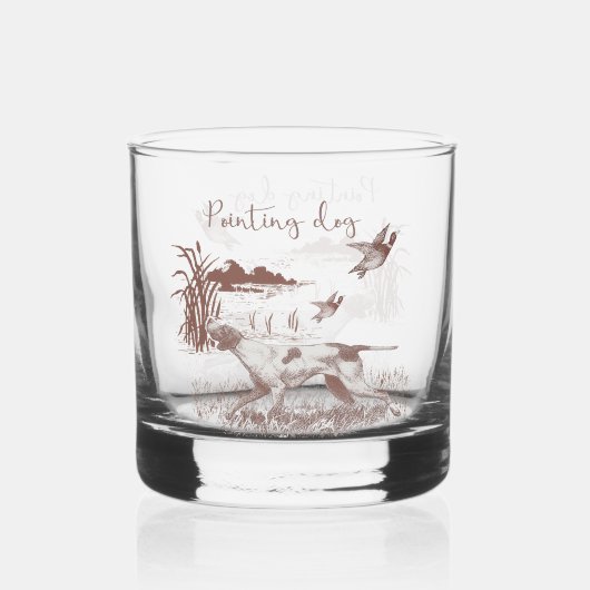 Punthond Whisky Glas (Achterkant)