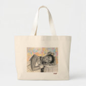 puntig grote tote bag (Voorkant)