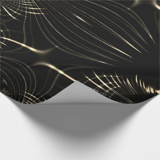 Puntige beige rondingen met enkele heldere cadeaupapier (Hoek)