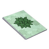 Puntige Succulent Notitieboek (Rechterzijde)