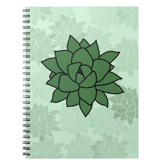 Puntige Succulent Notitieboek (Voorkant)