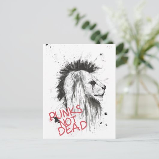 puntjes niet dood briefkaart (Staand voorkant)